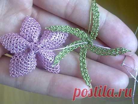 Турецкое кружево Ойя. МК.(урок1) - Вышивка крестом