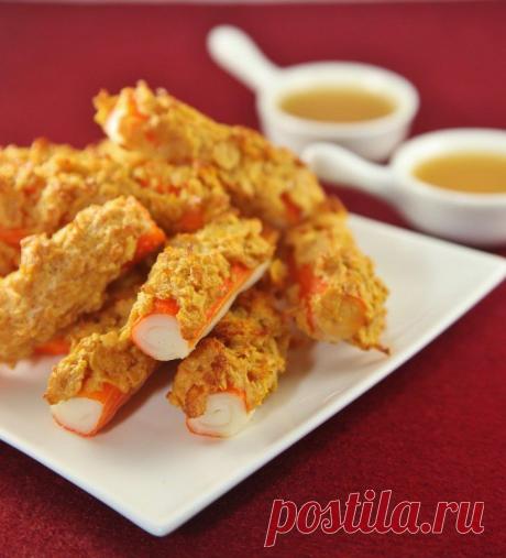 Крабовые палочки в кукурузных хлопьях "Свободная касса!"