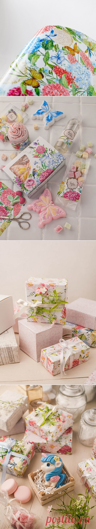 Этиклейка "Гортензия"  - новое слово в упаковке мыла и других подарков от "Мамы Мыла"