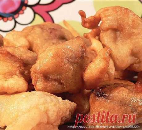 Маринованные потроха в кляре