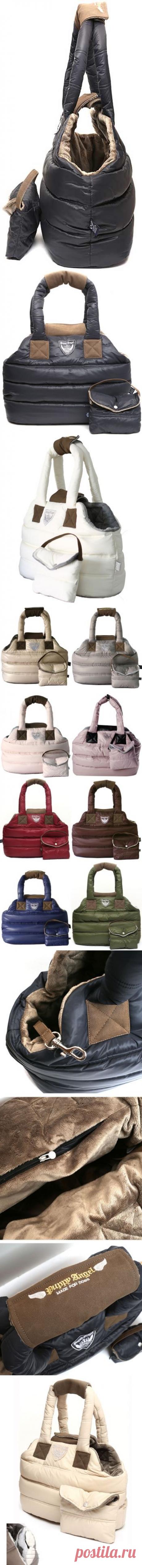 Зимние теплые сумки переноски для собак (069 PA) - ~ СУМКИ ДЛЯ СОБАК, ПЕРЕНОСКИ ДЛЯ СОБАК - ОДЕЖДА ДЛЯ СОБАК - Crystaldog