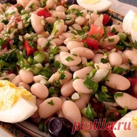 Салаты с белой фасолью — вкусные и простые рецепты