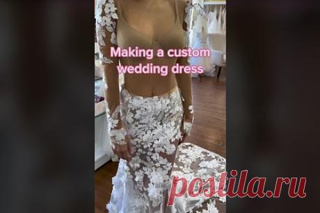 Сшитое за несколько часов до свадьбы платье невесты удивило пользователей сети. Невеста Андреа Преста из США, оставшаяся без платья за две недели до свадьбы, обратилась к портной, которая успела сшить наряд за 11 часов до торжества. В TikTok-ролике пользовательница соцсети рассказала, что заказала свадебное платье за полгода до события, однако оно пришло слишком поздно и не подошло ей по размеру.