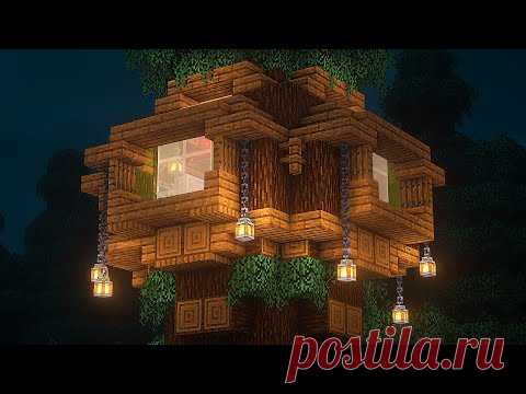 Minecraft | How to Build a Treehouse | vanstar - YouTube