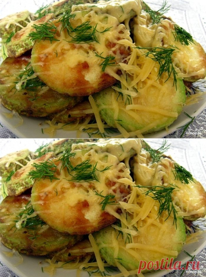 20 рецептов Кабачков с сыром - вкуснейшие рецепты!