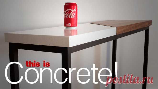 DIY Concrete and Wood Table | Woodworking and Concrete Working Get 25% off your first month of Care/of vitamins by going to http://bit.ly/2KiJAOm and using code 