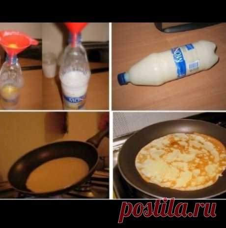 За да не цапате хиляди съдове, направете си палачинки с шише. Толкова лесни никога не е било досега! - За Жената