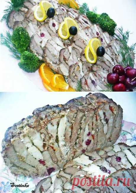 Мясной микс – рецепт холодной новогодней закуски / Простые рецепты
