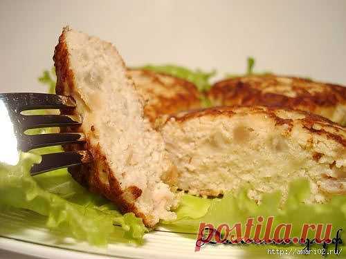 Котлеты из куриного фарша с цветной капустой..