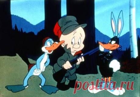 Bugs Bunny and Daffy Duck