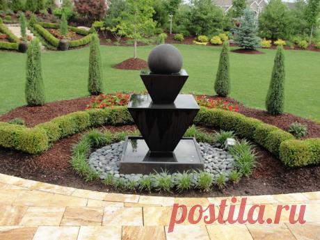Садовые фонтаны — 90 фото декоративных проектов своими руками Портал о ландшафтном дизайне - обзор лучших дизайнерских идей и секретов по уходу за садом и дачей