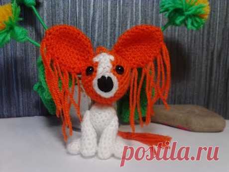 Брелок- щенок Рыжик! Keychain - puppy Redhead! Amigurumi. Crochet.