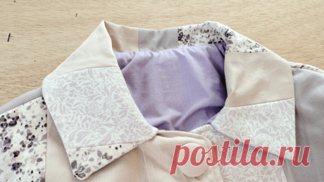 DIY Quilted Jacket Collar: Upcycle Fabric Scraps - Sparrow Refashion: A Blog for Sewing Lovers and DIY Enthusiasts