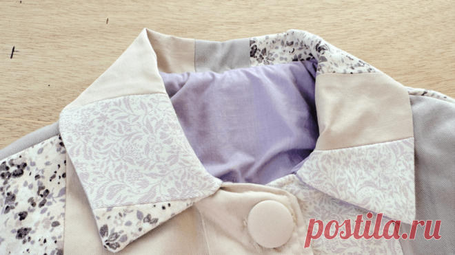 DIY Quilted Jacket Collar: Upcycle Fabric Scraps - Sparrow Refashion: A Blog for Sewing Lovers and DIY Enthusiasts