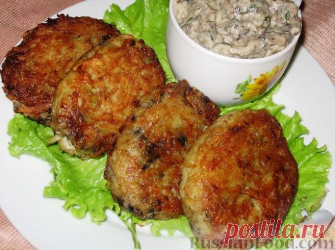 Баклажанные котлеты в картофельной шубе