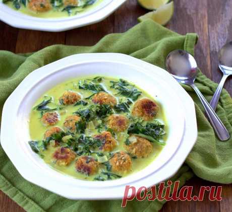 Постный суп с фрикадельками из нута Рецепты здоровой еды: Вкусный и легкий суп с фрикадельками, несомненно вызовет огромный восторг у любителей постной пищи