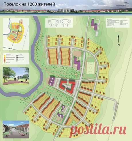 My Projects - Поселок на 1200 жителей (октябрь-ноябрь 2010)