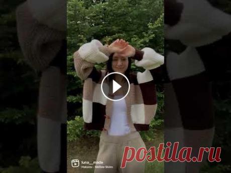 кардиган из квадратов крючком и спицами  кардиган из квадратов крючком и спицами...