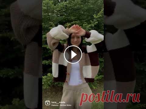 кардиган из квадратов крючком и спицами  кардиган из квадратов крючком и спицами...