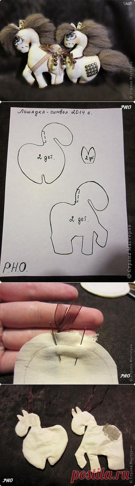 Как сшить кофейную лошадку - символ 2014 Нового года. Мастер-класс..