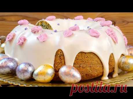 Глянцевая молочная глазурь для куличей и кексов на сгущенном молоке! Глазурь без белков!