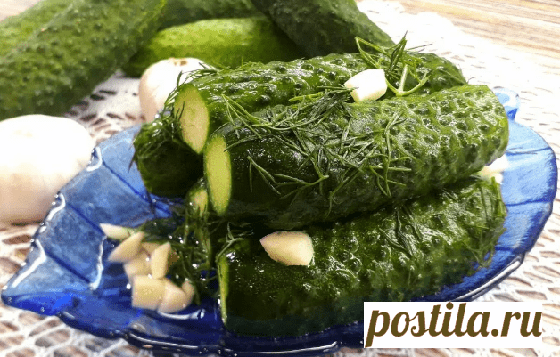 Малосольные огурцы на минеральной воде. Вкуснее, чем в ресторане