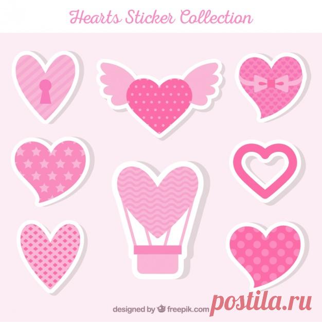Коллекция сердца стикеры в розовых тонах Более миллиона свободных векторов, PSD, фотографии и бесплатные иконки. Эксклюзивные халявы и все графические ресурсы, которые необходимые для ваших проектов