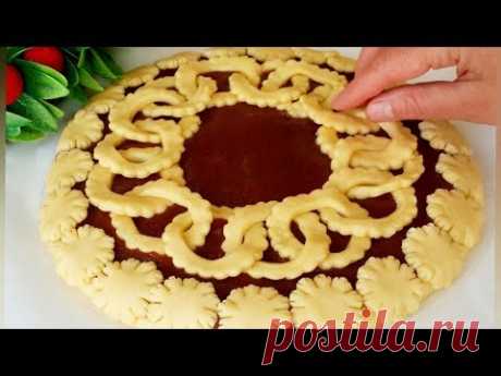 Пирог ЗОЛОТАЯ ЦЕПЬ с Джемом / Вкуснейший ПЕСОЧНЫЙ Пирог !
