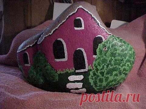 rockpaintingii: View Photo: Smurf House2