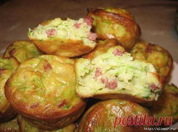 КАБАЧКОВЫЕ КЕКСЫ. СЫТНО И ПОЛЕЗНО!
