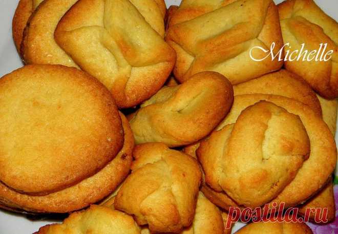 Домашнее вкусное песочное печенье
