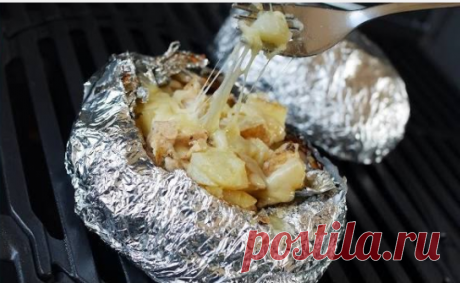 Сытная запеченная картошка
