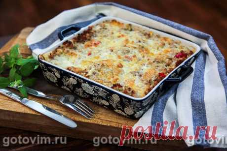 Лазанья с песто. Рецепт с фото Лазанья с песто лучше делать с мясной начинкой, хотя и без мяса тоже неплохо. Соус для прослойки - обычный бешамель. Песто для лазаньи можно взять готовый или приготовить дома по a href=http:www.gotovim.rusbspestopetruskoy.shtmlэтому рецептуa.