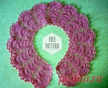 Fishnet Collar Crochet Pattern