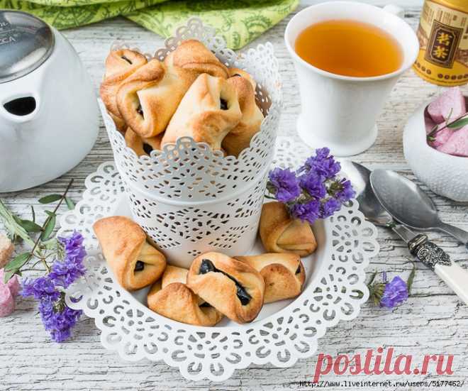 Творожное печенье с черносливом