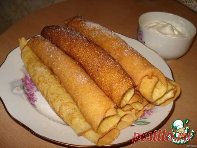 Блины тыквенные Кулинарный рецепт