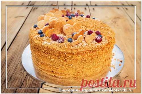 Фирменный рецепт медового торта! - Пошаговый рецепт.