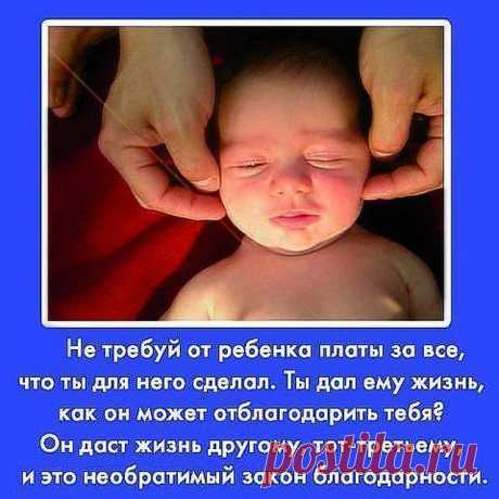 Необратимый закон благодарности