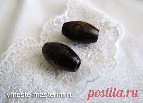 Как сделать бусы на шею из дерева своими руками