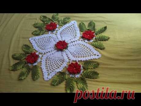 caminho de mesa florido - YouTube