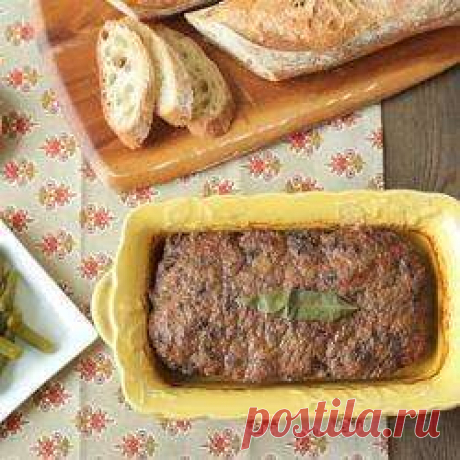 Паштет из куриной печени со сморчками
