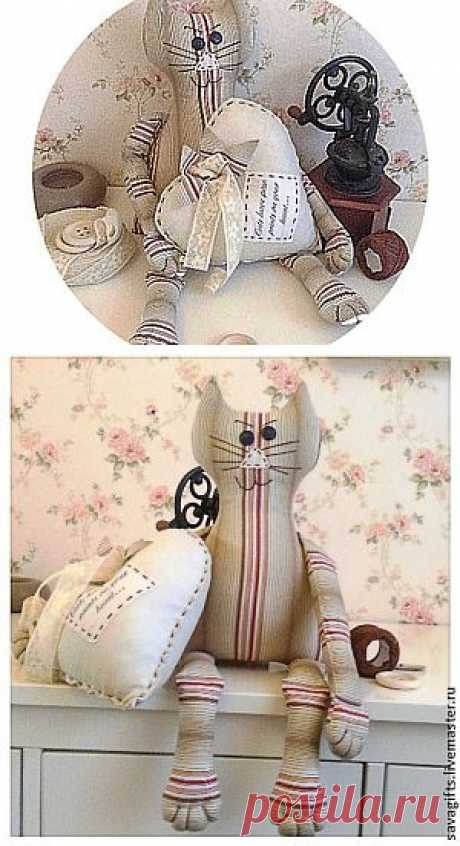 Шьем текстильного котика - Ярмарка Мастеров - ручная работа, handmade