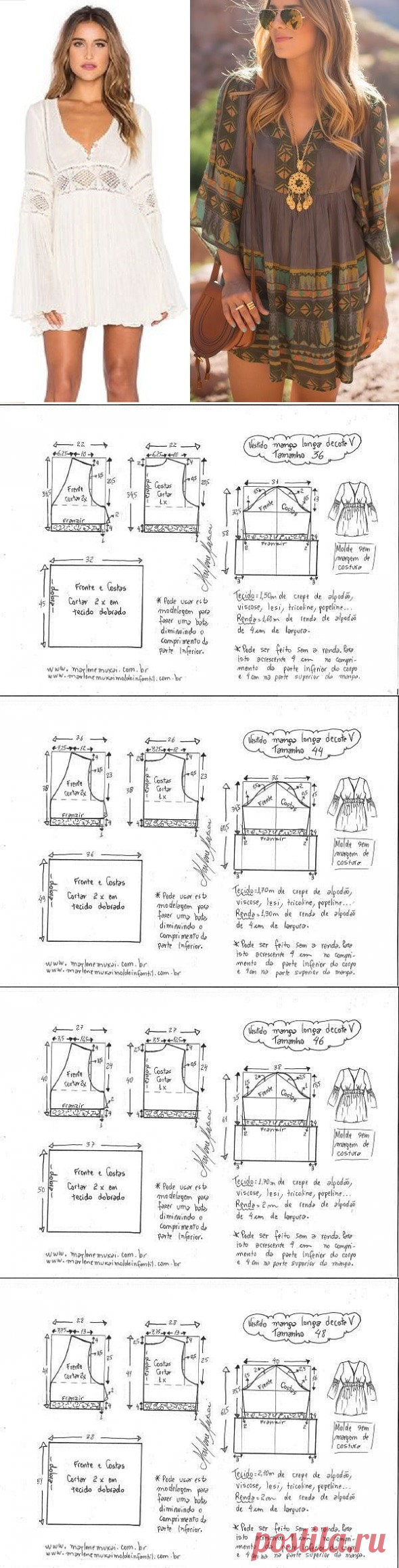 Выкройка блузы в стиле этно (Шитье и крой) 36-48 размеры              | Журнал Вдохновение РукодельницыВыкройка блузы в стиле этно

ПОРТУГАЛЬСКИЕ РАЗМЕРЫ ЖЕНСКОЙ ОДЕЖДЫ:
36 (грудь-талия-бедра) 82-66-88
38 (грудь-талия-бедра) 86-70-92
40 (грудь-талия-бедра) 90-74-96
42 (грудь-талия-бедра) 94-78-100
44 (грудь-талия-бедра) 98-82-104
46 (грудь-талия-бедра) 102-86-108
48 (грудь-талия-бедра) 106-90-112