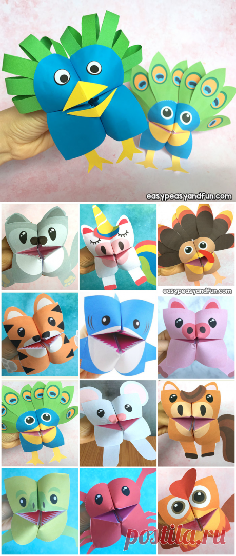 How to Make a Fortune Teller (Printable Diagram Included) + Cootie Catcher Design Ideas - Easy Peasy and Fun