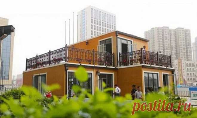 В Китае на 3D-принтере за 3 часа напечатали двухэтажную виллу