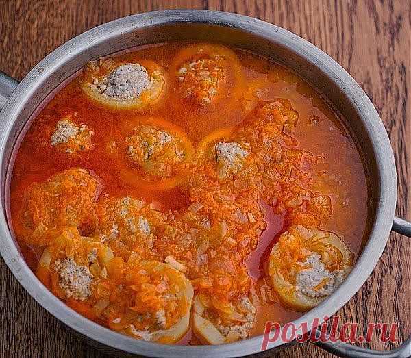 Самая вкусная фаршированная картошка.
