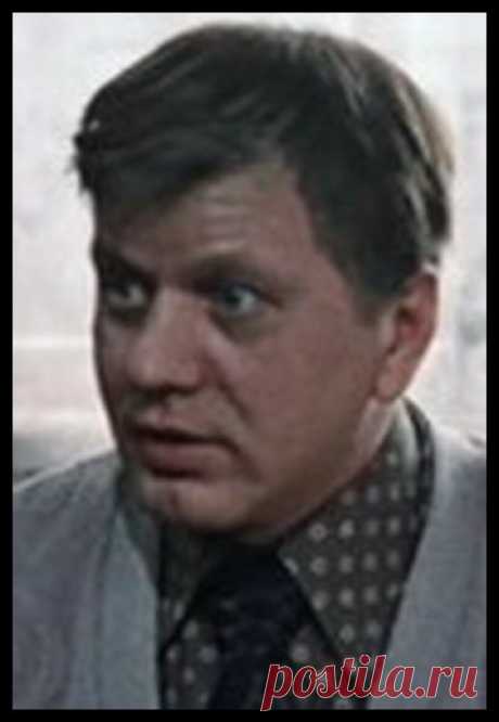 Актер советского кино Сморчков Борис  Фёдорович  03.09.1944 - 10.05.2008;