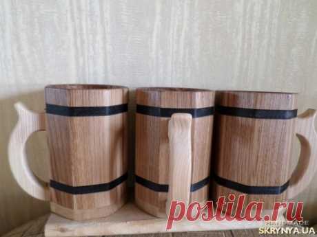 Разное. Дубовая кружка 3 шт купить Украина — SKRYNYA.UA