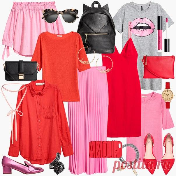 Планируете посетить Московскую Неделю Моды? Значит, пора выбирать эффектный наряд! Предлагаем вам взять на заметку проверенный многими из звёзд стрит-стайла приём - смело комбинируйте красное с розовым. Поверьте, подобный образ сможет покорить любой подиум! #HM