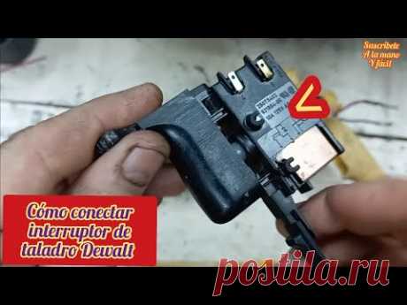 COMO CONECTAR INTERRUPTOR TALADROS
